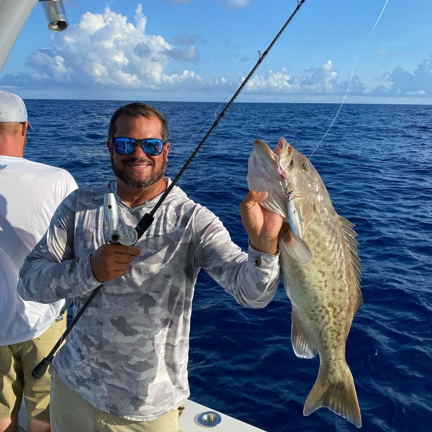 It was a little sporty and we had to work a little harder then usual. But we managed to catch a few for the box! #swflfishing #slowpitchfishing #gulfofmexicofishing #nortechboats #crowderrods #accuratefishing #accuratereels #nlofishing #mycaptivafish