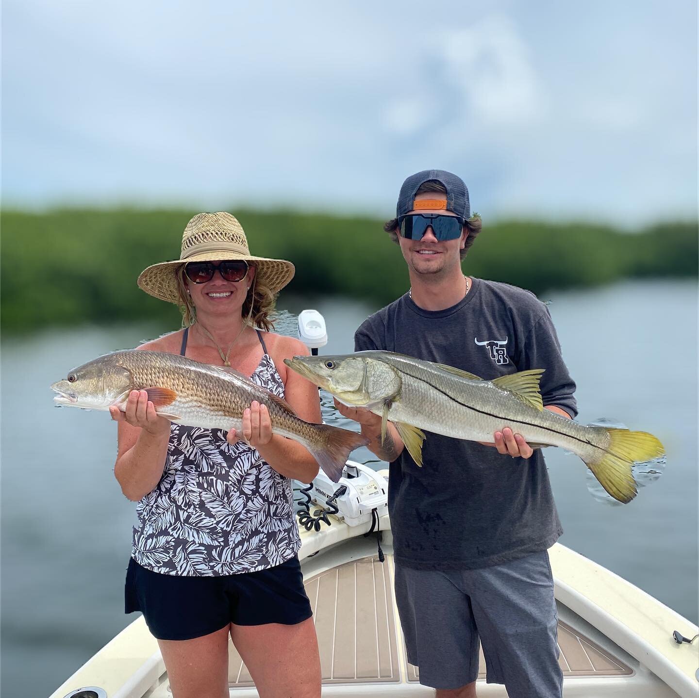 Another great day of fishing with the Zarlengo family! #swflfishing #pineislandsound #sanibel #captiva #crowderrods #redfish #snook #minnkotamotors #humminbirdfishing #yamahaoutboards #mycaptivafishingguide