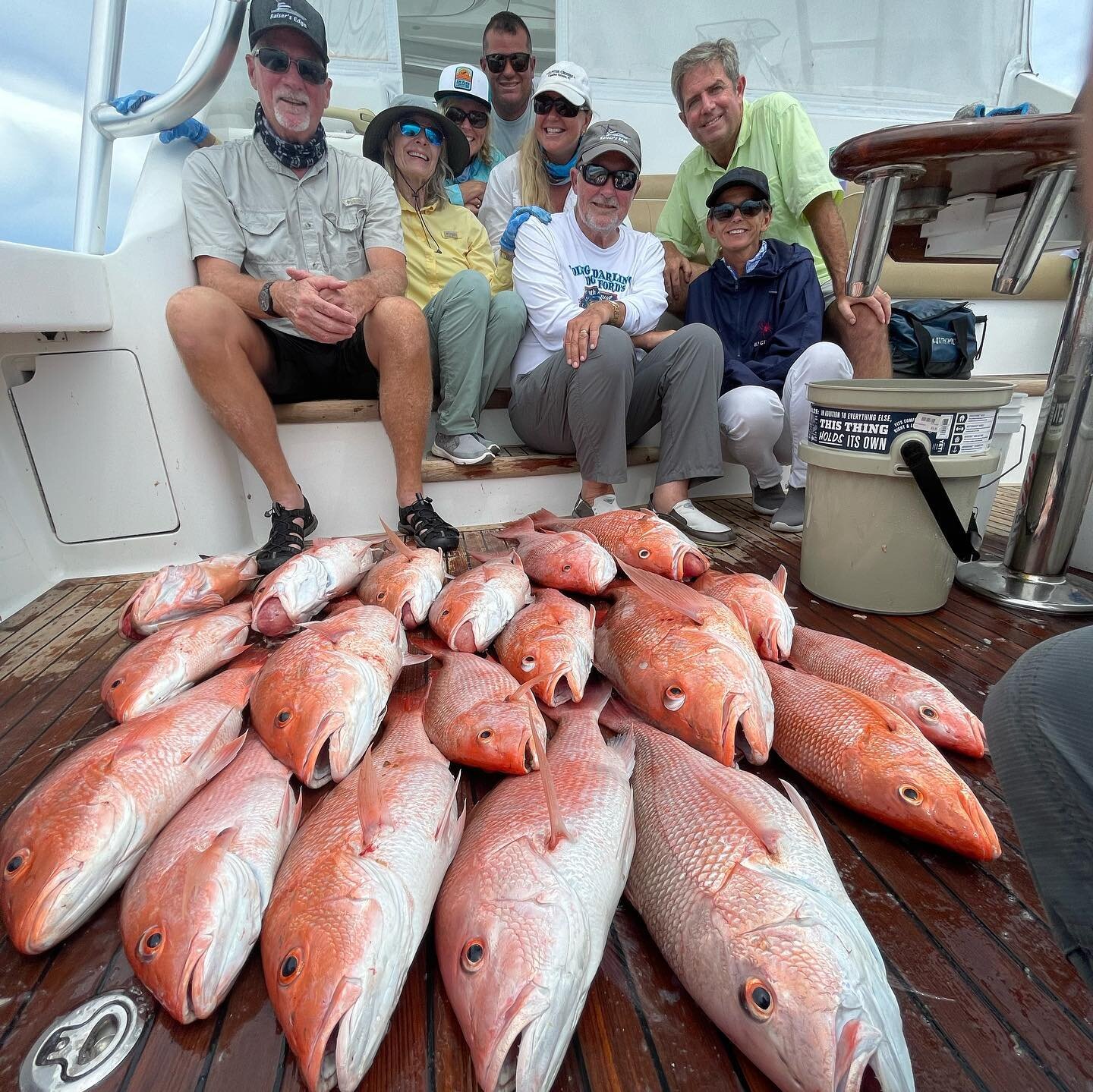 Another one of those fish stories kinda days aboard the Captiva Diva! It&rsquo;s always a pleasure and so much fun fishing with these divas and gentlemen. #swflfishing #gulfofmexico #gulfofmexicofishing #redsnapper #crowderrods #vikingyachts #captiva