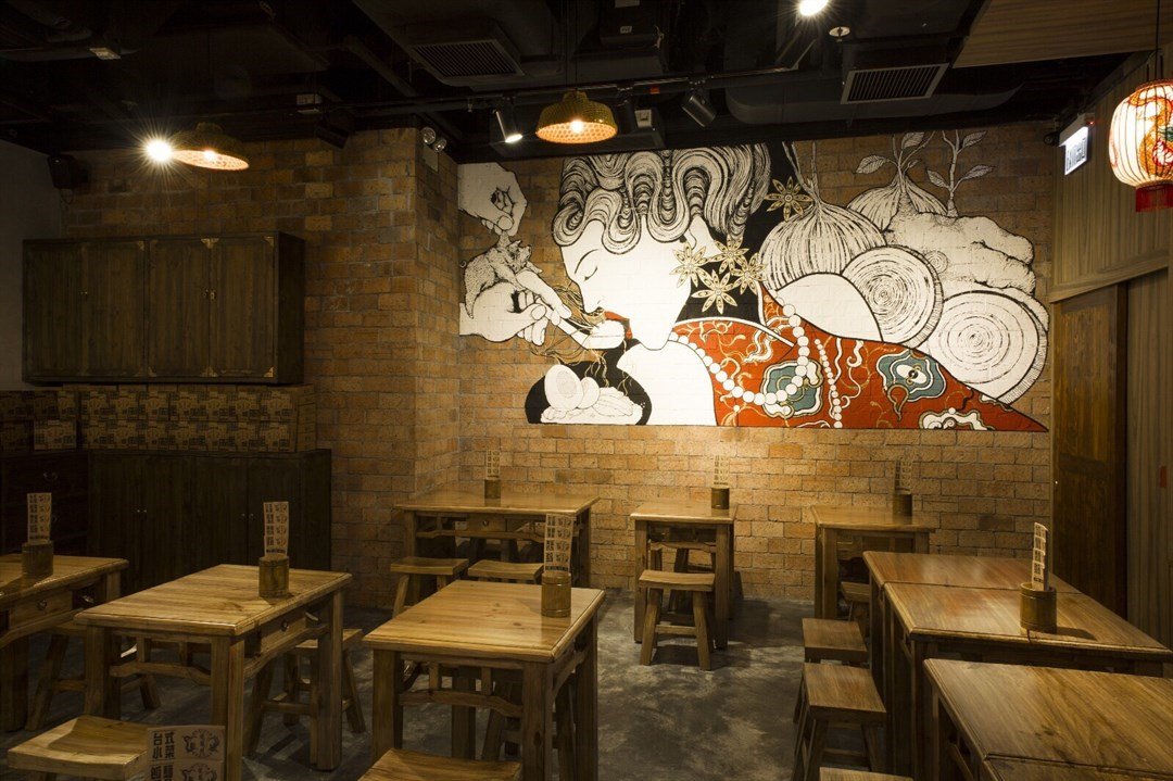 Restaurant Mural - Long Feng Hao (龍鳳號)