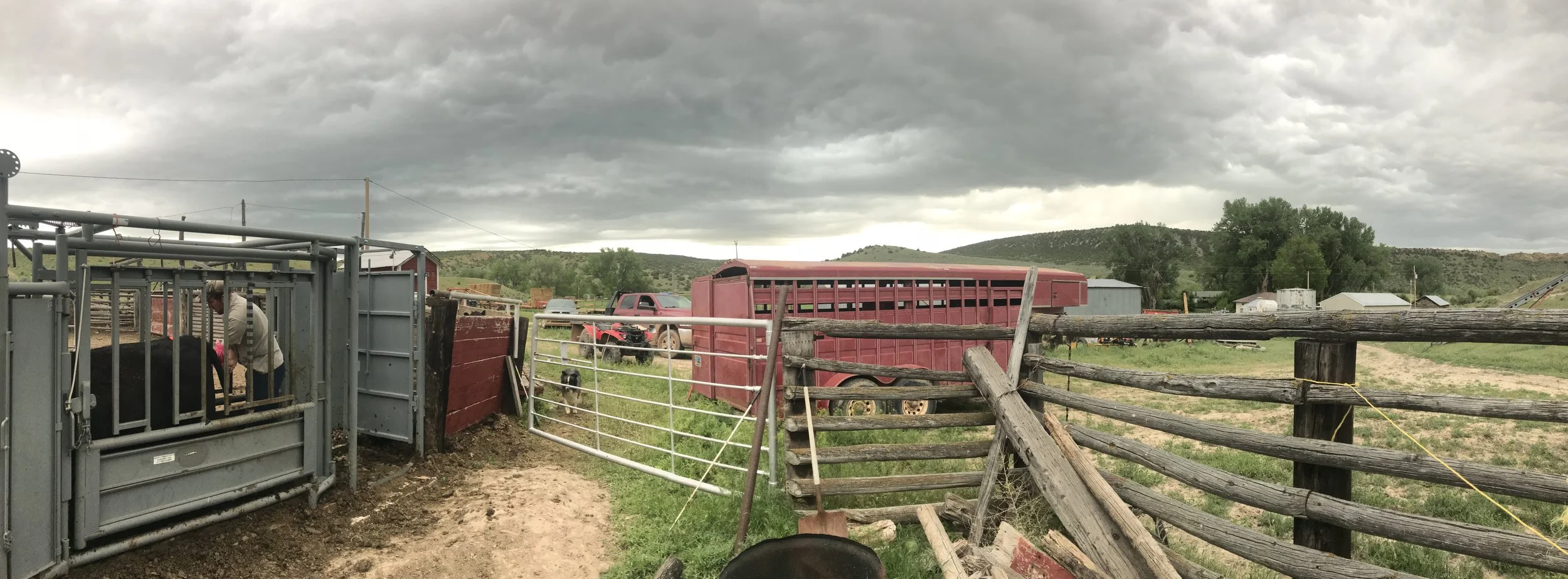 Storm blowing in.