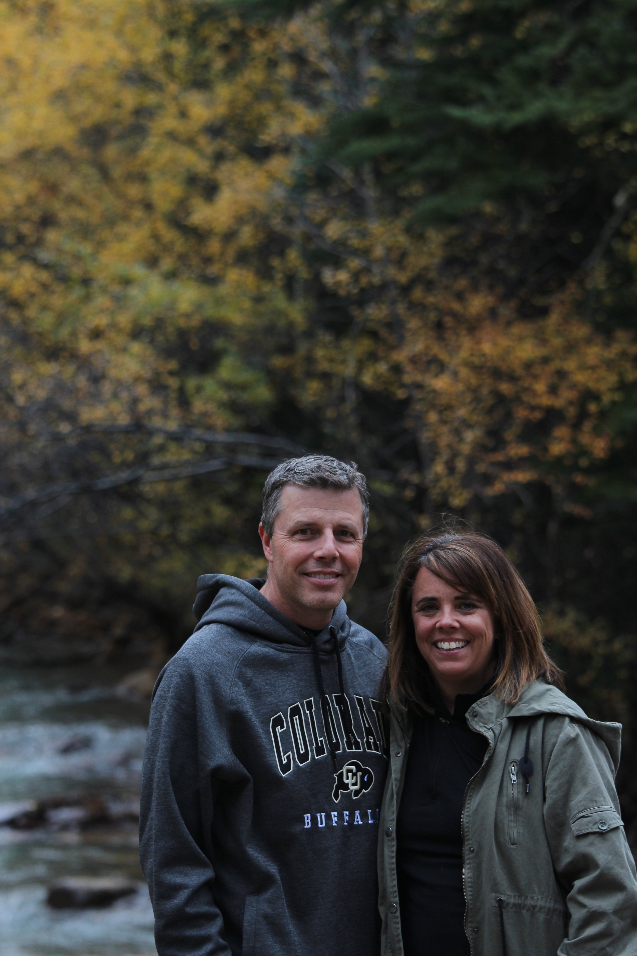  My parents posed for a picture while on a drive viewing the fall colors.&nbsp; 