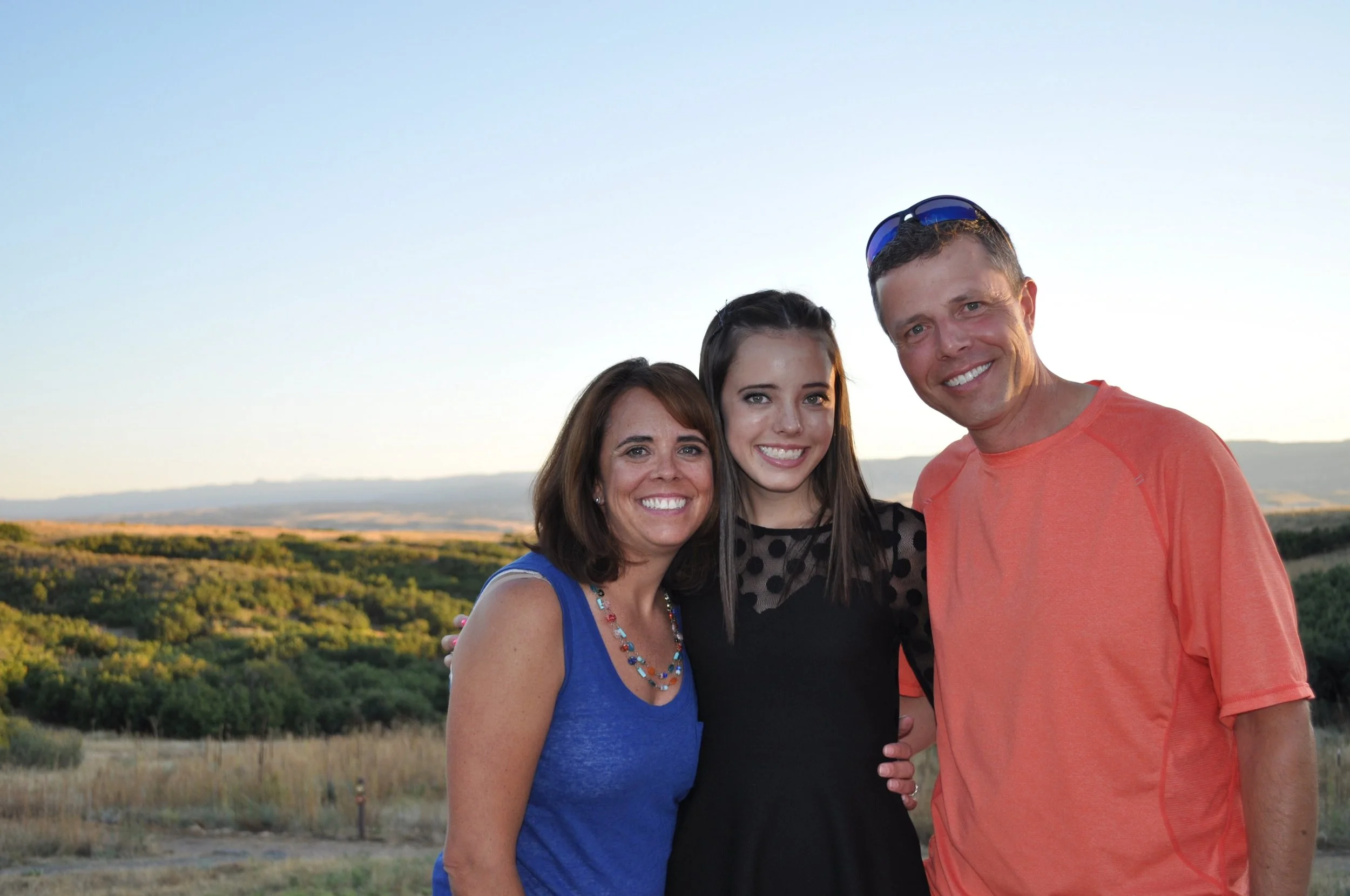  This is a picture of my parents and me. They have been very supportive throughout my whole application process and journalism career.&nbsp; 