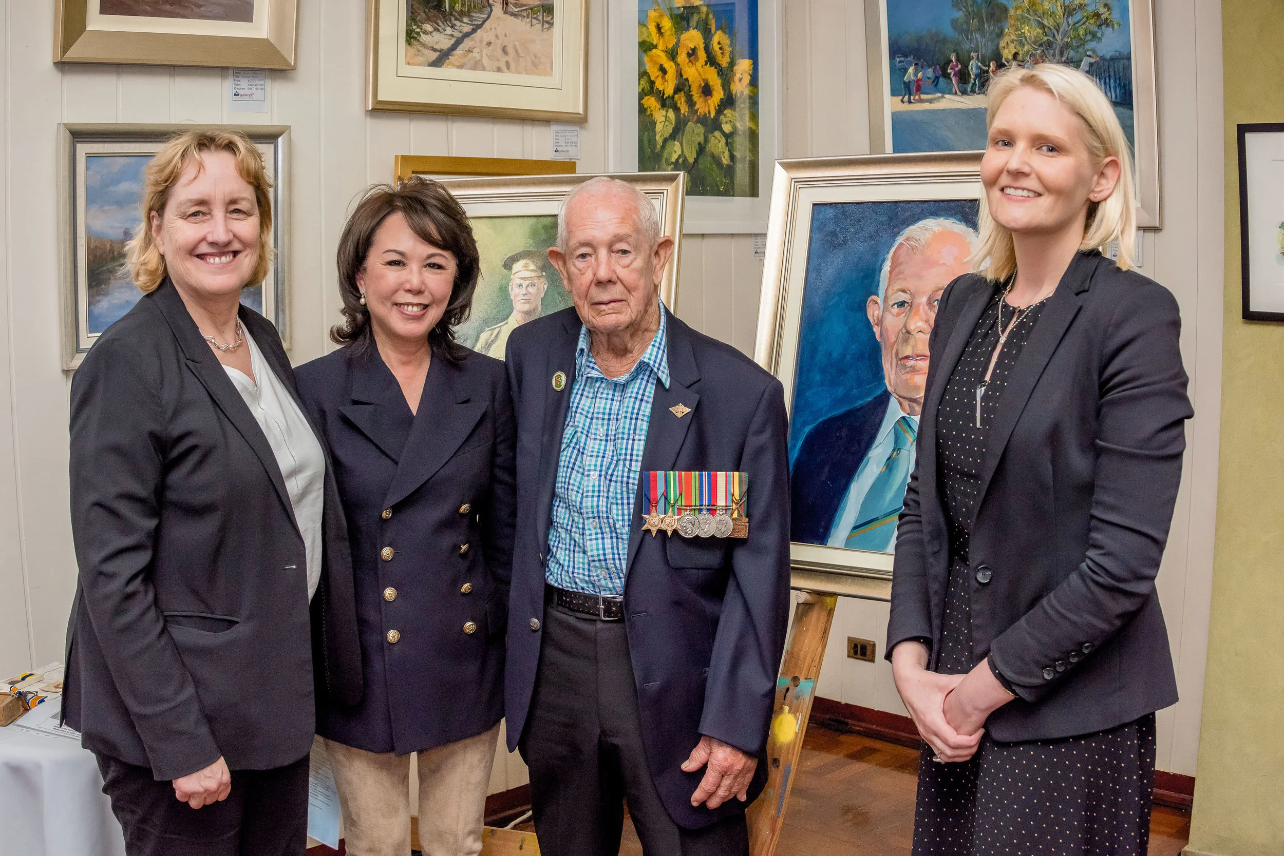 L to R, SLHD CE Teresa Anderson, Director of Marketing Alice Kang, Reginald James Chard, Acting Gene....jpg