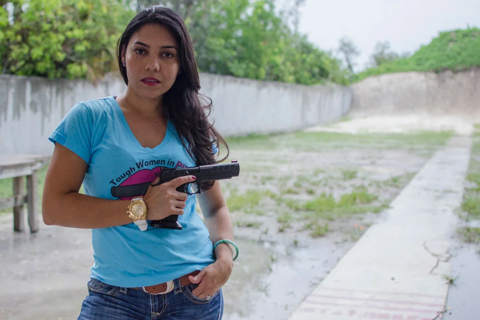 Women emerge as a forceful voice in the business of defending firearms More women then ever before own guns. Nearly 79 percent of firearms retailers reported an increase in female customers between 2011 and 2012, according to the National Shooting Sports Foundation. From this surge in popularity comes classes, specialized apparel, custom firearms, shooting-group memberships and conferences for women. Women have also become the sellers, the lobbyists and the business owners. (Story appeared in Center for Public Integrity, Philly.com , CT Mirror and Denver ABC 7)
