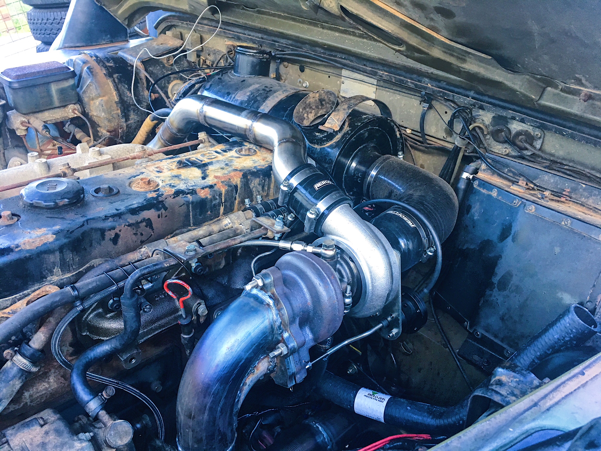 PTEEEWWW Fitting a turbo to your Perentie