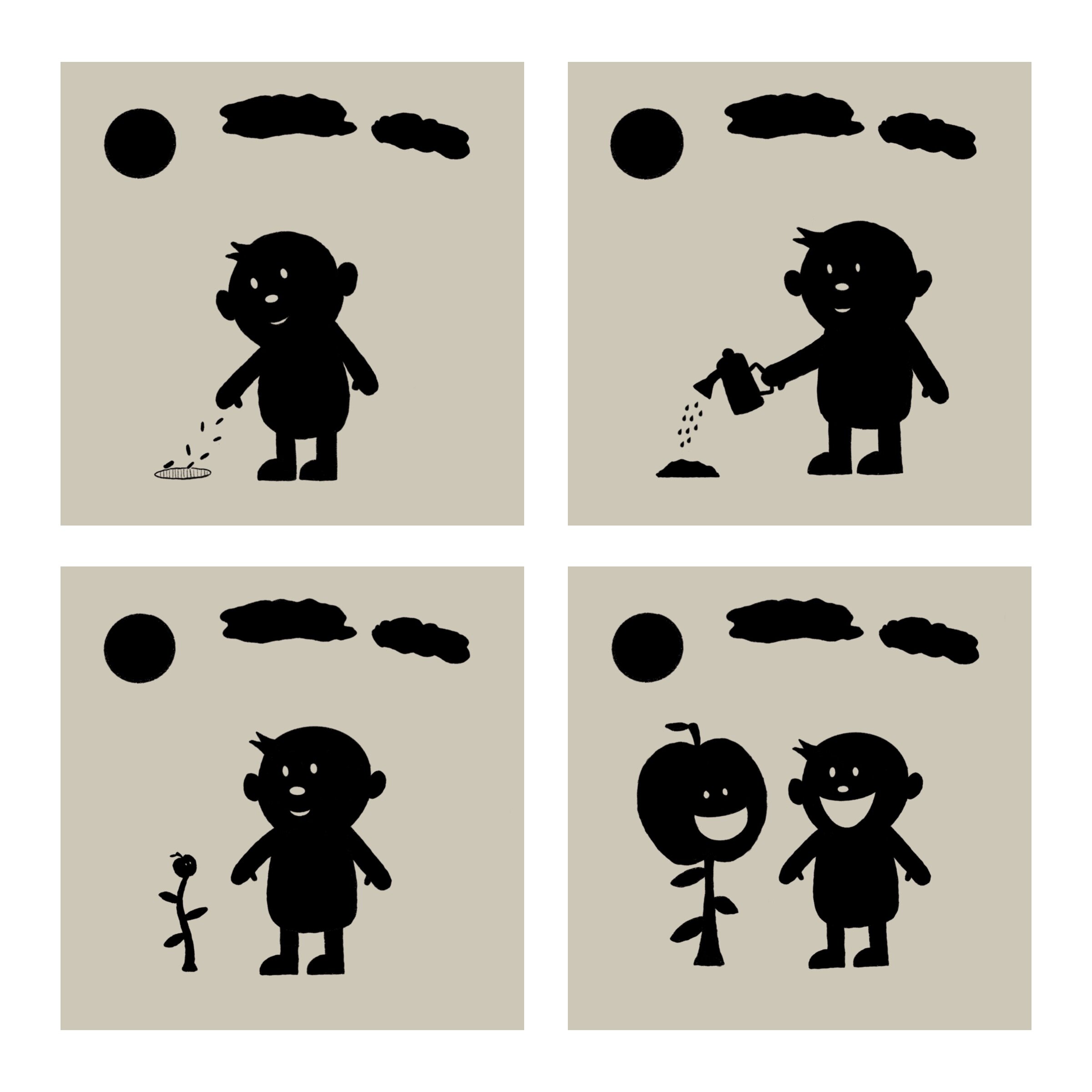 Comic Silhouette