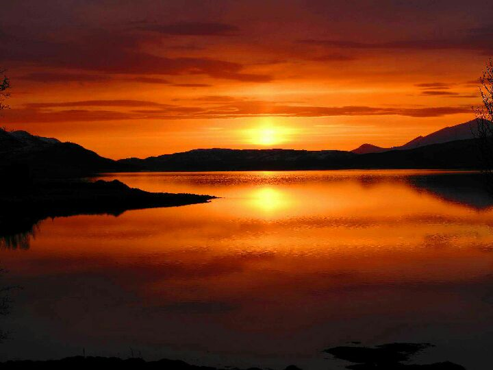 Solnedgang