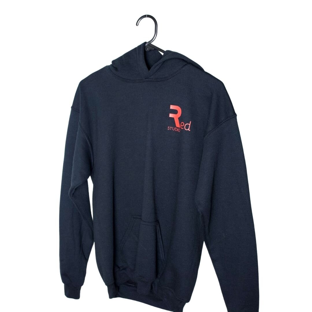 Black Hoodie - Red Logo (OneofNone Colab)