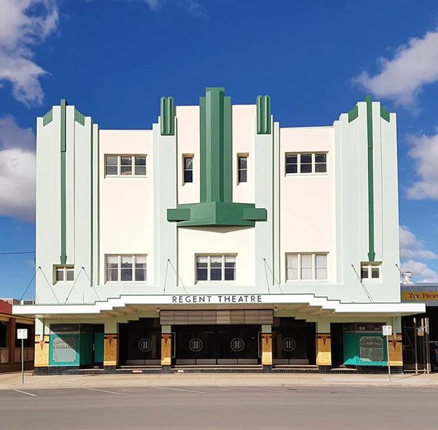 Art Deco style Regent Theatre &bull; Mudgee, Australia #design #architecture #aswhk