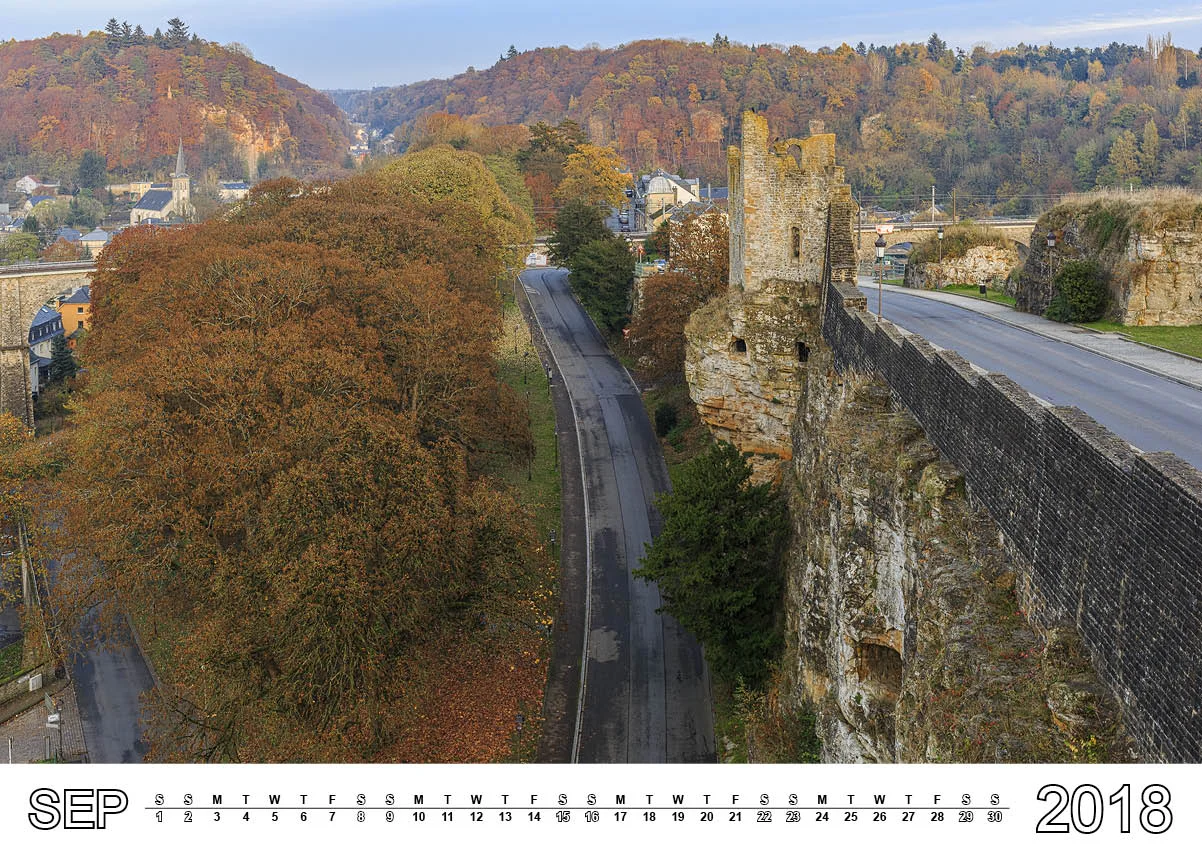 Luxembourg Calendar 2018 by Christophe Van Biesen_Luxembourg Landscape and Travel Photographer_September