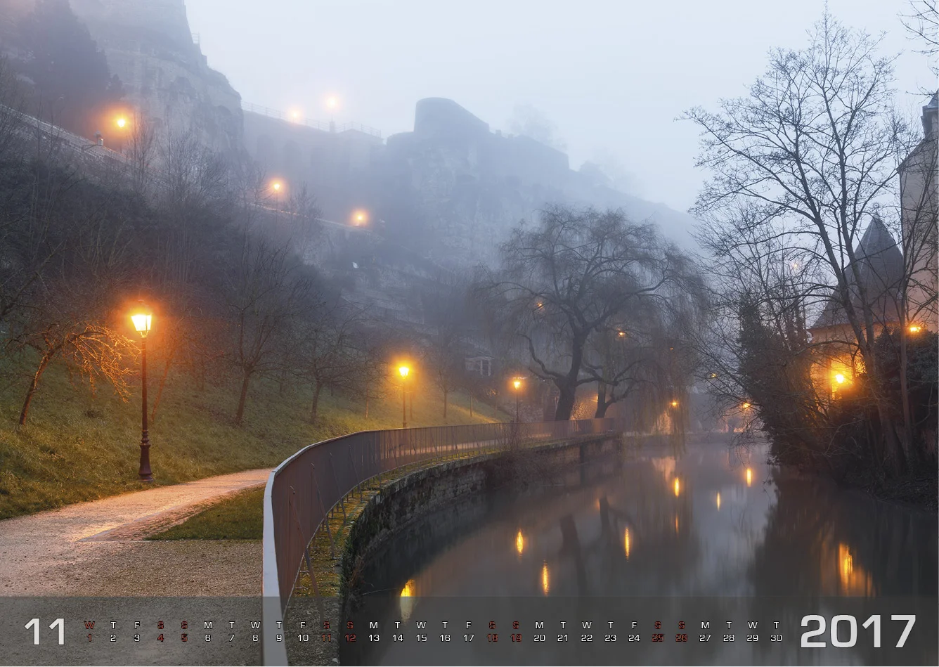 Luxembourg Calendar 2017 by Christophe Van Biesen_Luxembourg Landscape and Travel Photographer_November