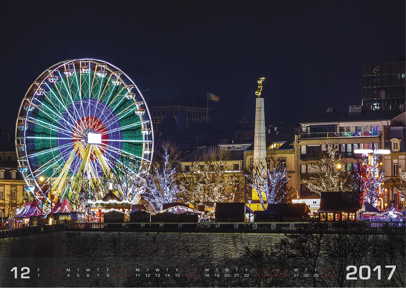Luxembourg Calendar 2017 by Christophe Van Biesen_Luxembourg Landscape and Travel Photographer_December