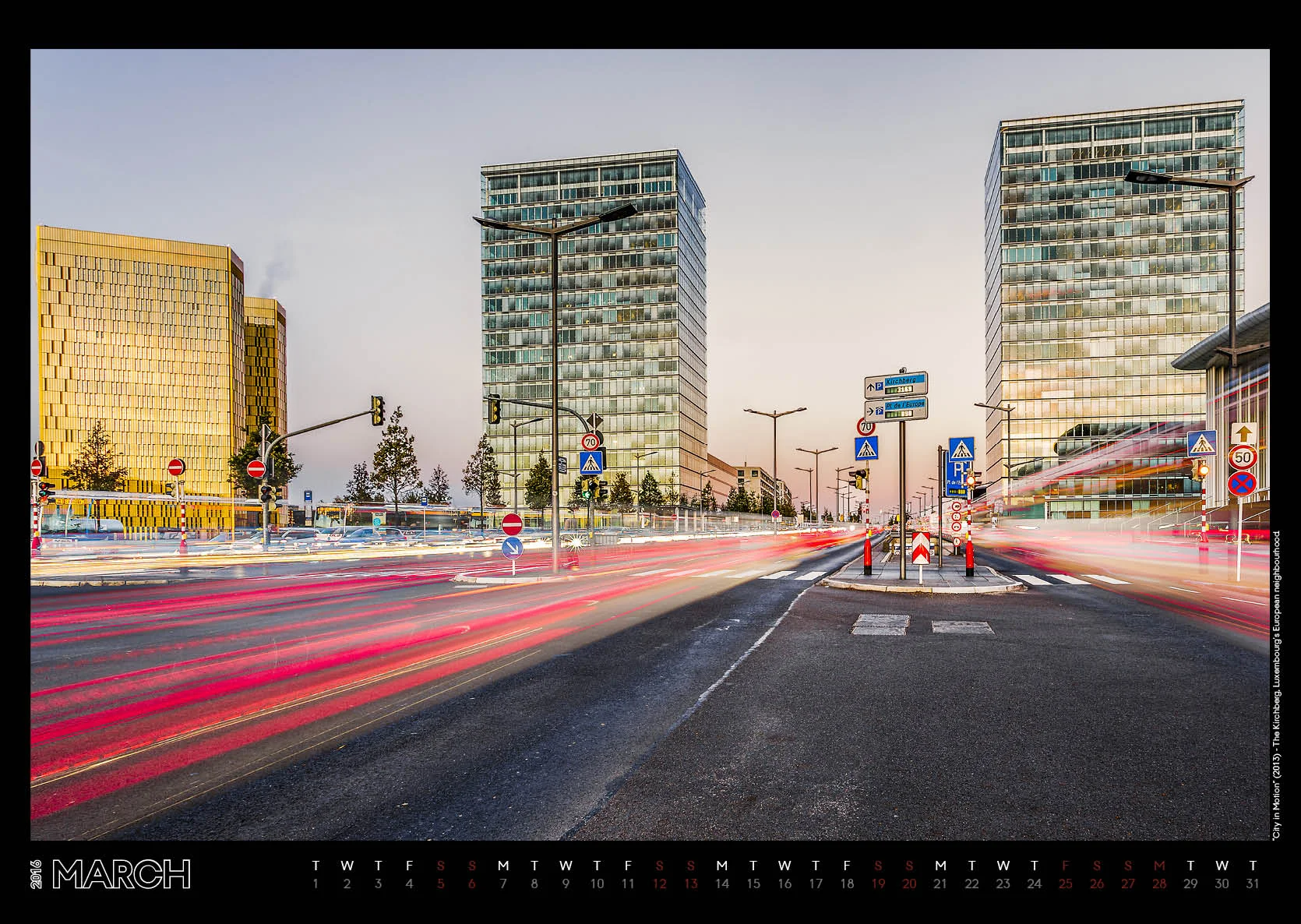 Luxembourg City Calendar 2016 by Christophe Van Biesen_Luxembourg Landscape and Travel Photographer_March