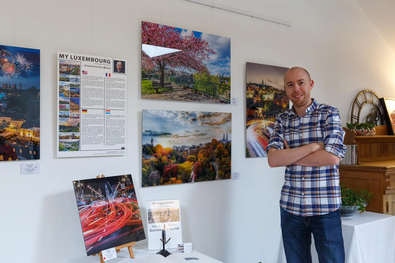 Photography exhibition at the Yves Radelet in Drauffelt in the North of Luxembourg - Photography by Christophe Van Biesen - Landscape and Travel Photographer from Luxembourg