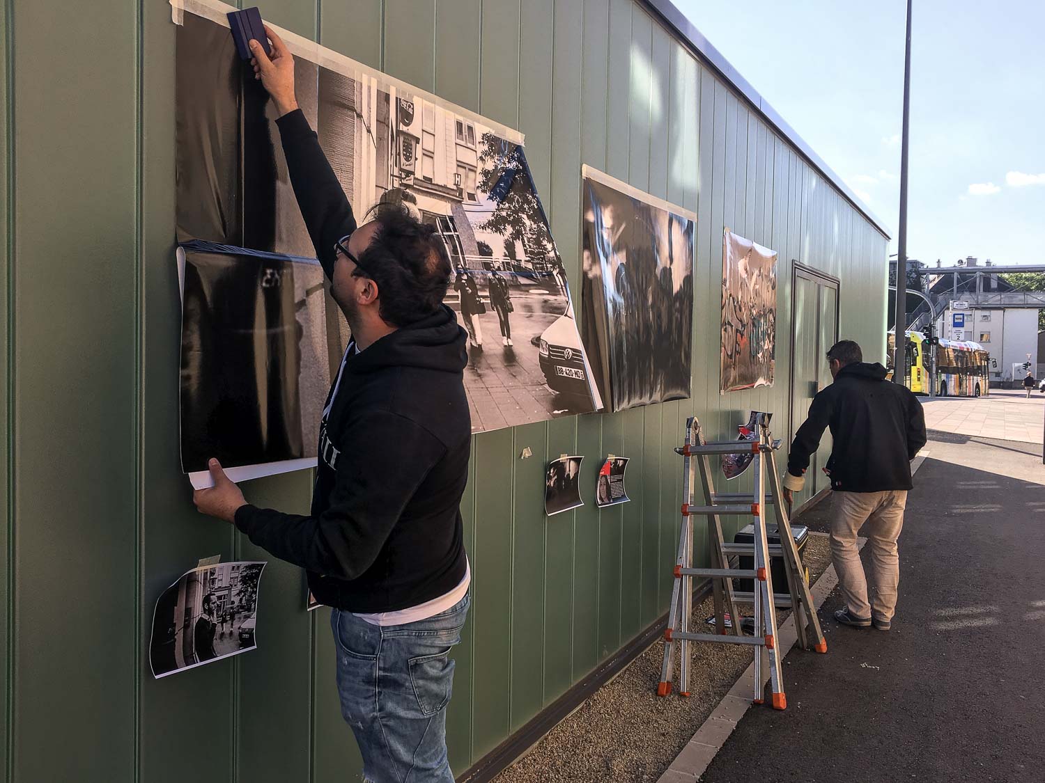 Collective Street Photography Exhibition at the Luxembourg Street Photography Slidenight 2016 at Rotondes