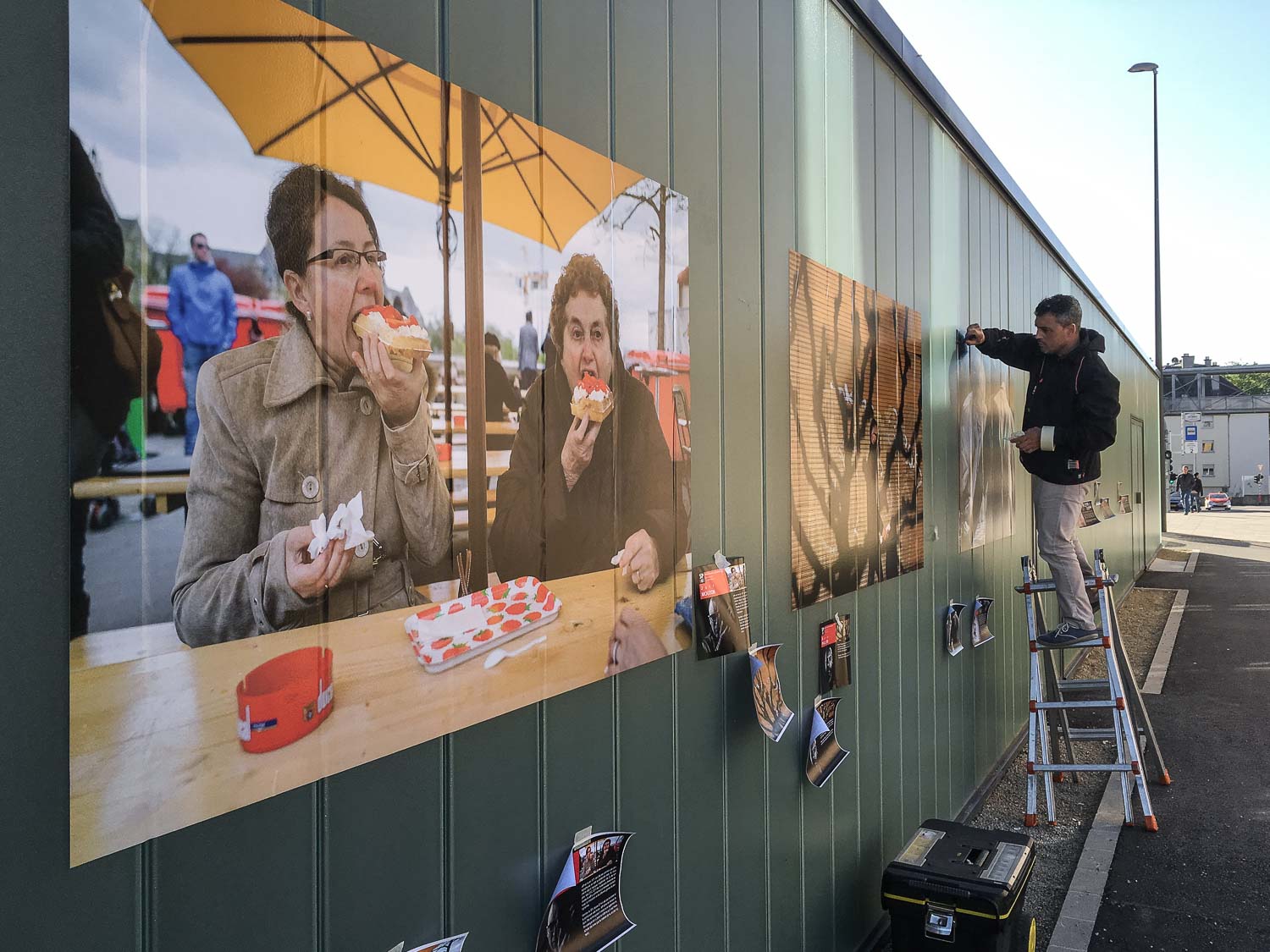 Collective Street Photography Exhibition at the Luxembourg Street Photography Slidenight 2016 at Rotondes