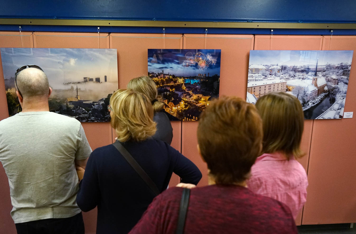 My Luxembourg Exhibition by Christophe Van Biesen at the Centre Culturel Al Schmelz in Steinfort, Luxembourg