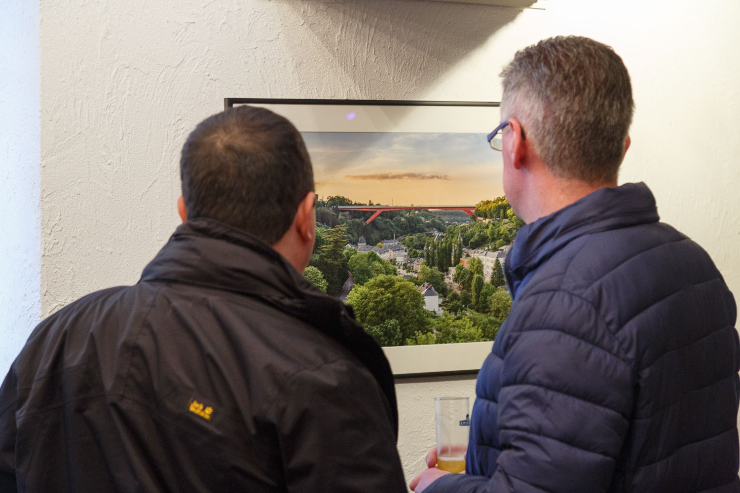 First solo exhibition by Luxembourg Landscape Photographer Christophe Van Biesen at the Brasserie Beim Siggy in Luxembourg City