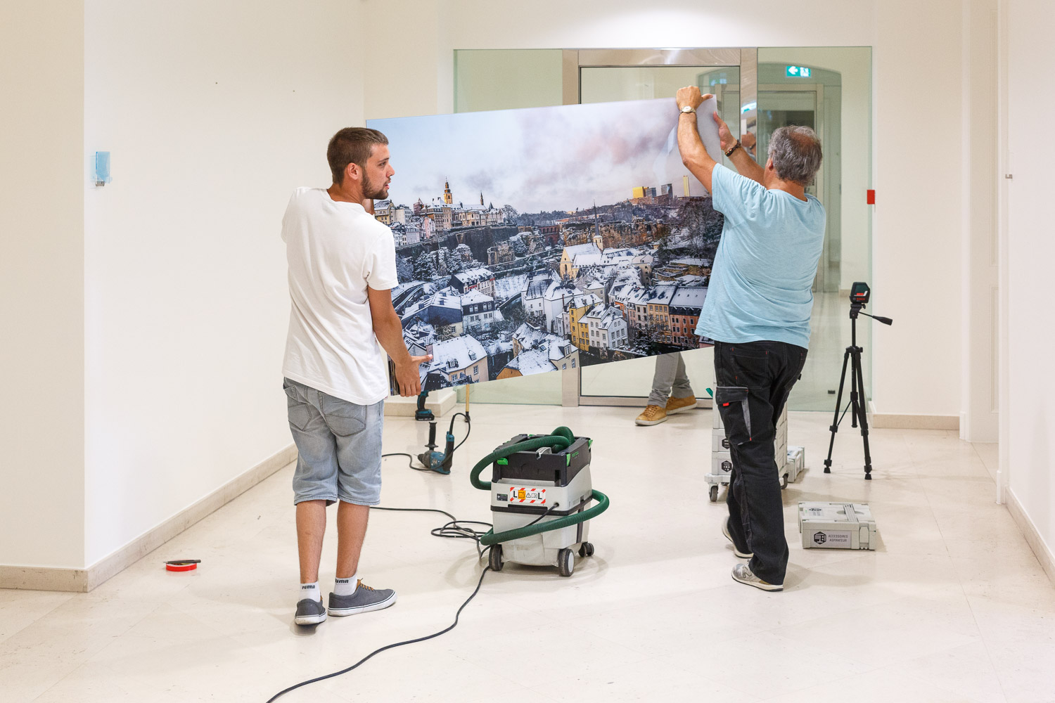 Permanent exhibition at the Banque et Caisse d'Epargne de l'Etat Luxembourg, ARBED, 19, Liberté - Photography by Christophe Van Biesen - Luxembourg Landscape and Travel Photographer