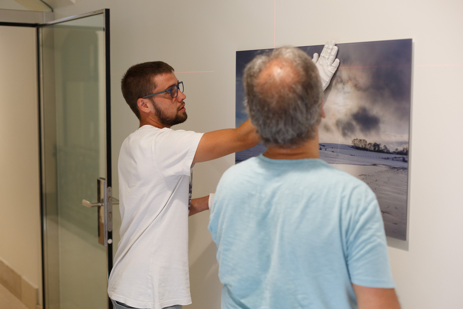 Permanent exhibition at the Banque et Caisse d'Epargne de l'Etat Luxembourg, ARBED, 19, Liberté - Photography by Christophe Van Biesen - Luxembourg Landscape and Travel Photographer