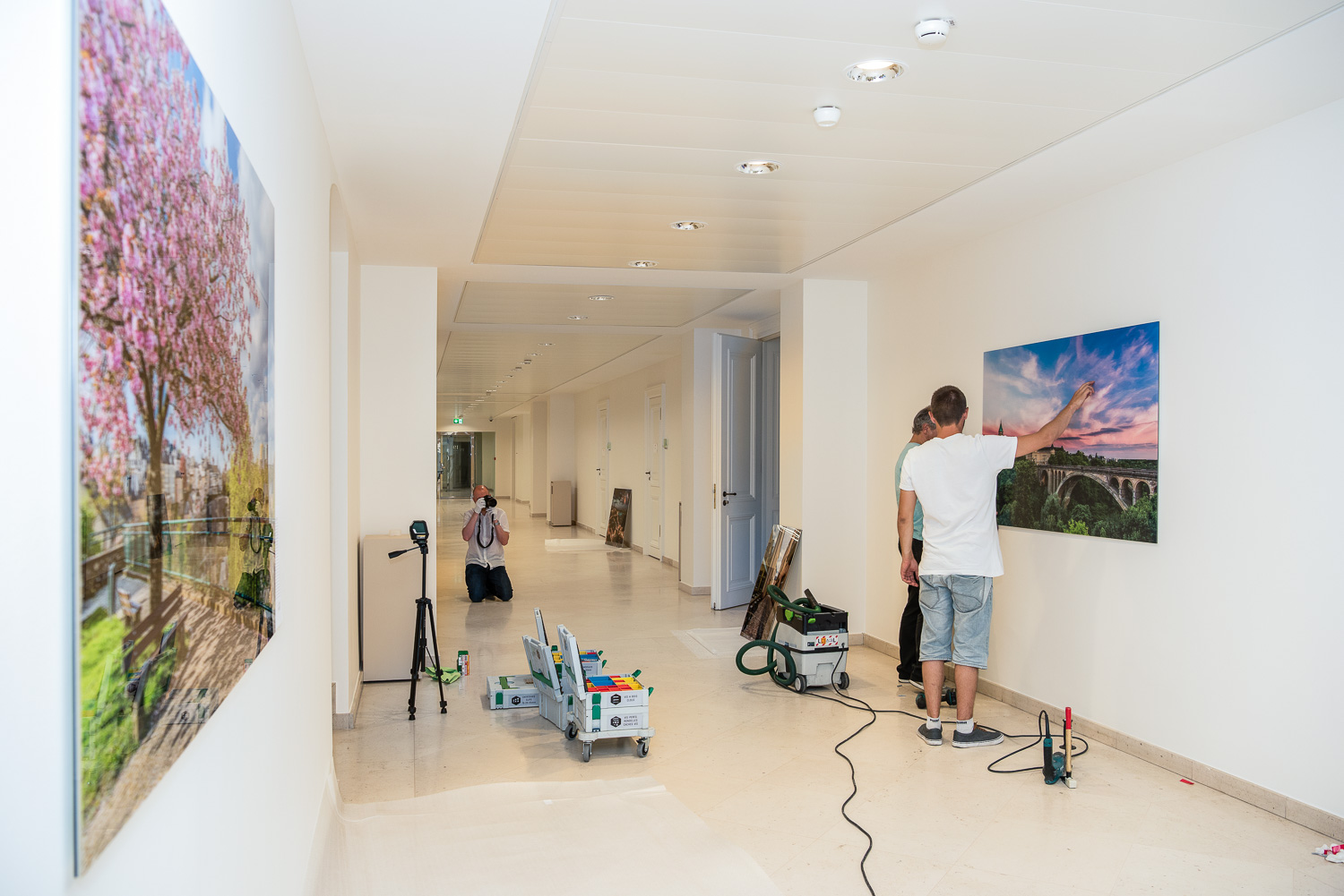 Permanent exhibition at the Banque et Caisse d'Epargne de l'Etat Luxembourg, ARBED, 19, Liberté - Photography by Christophe Van Biesen - Luxembourg Landscape and Travel Photographer