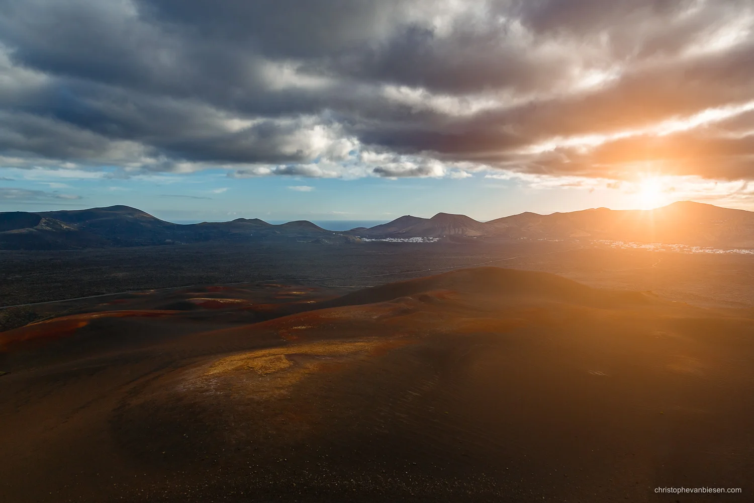 Lanzarote - Spain - Sunset over Lanzarote, Canary Islands, Spain