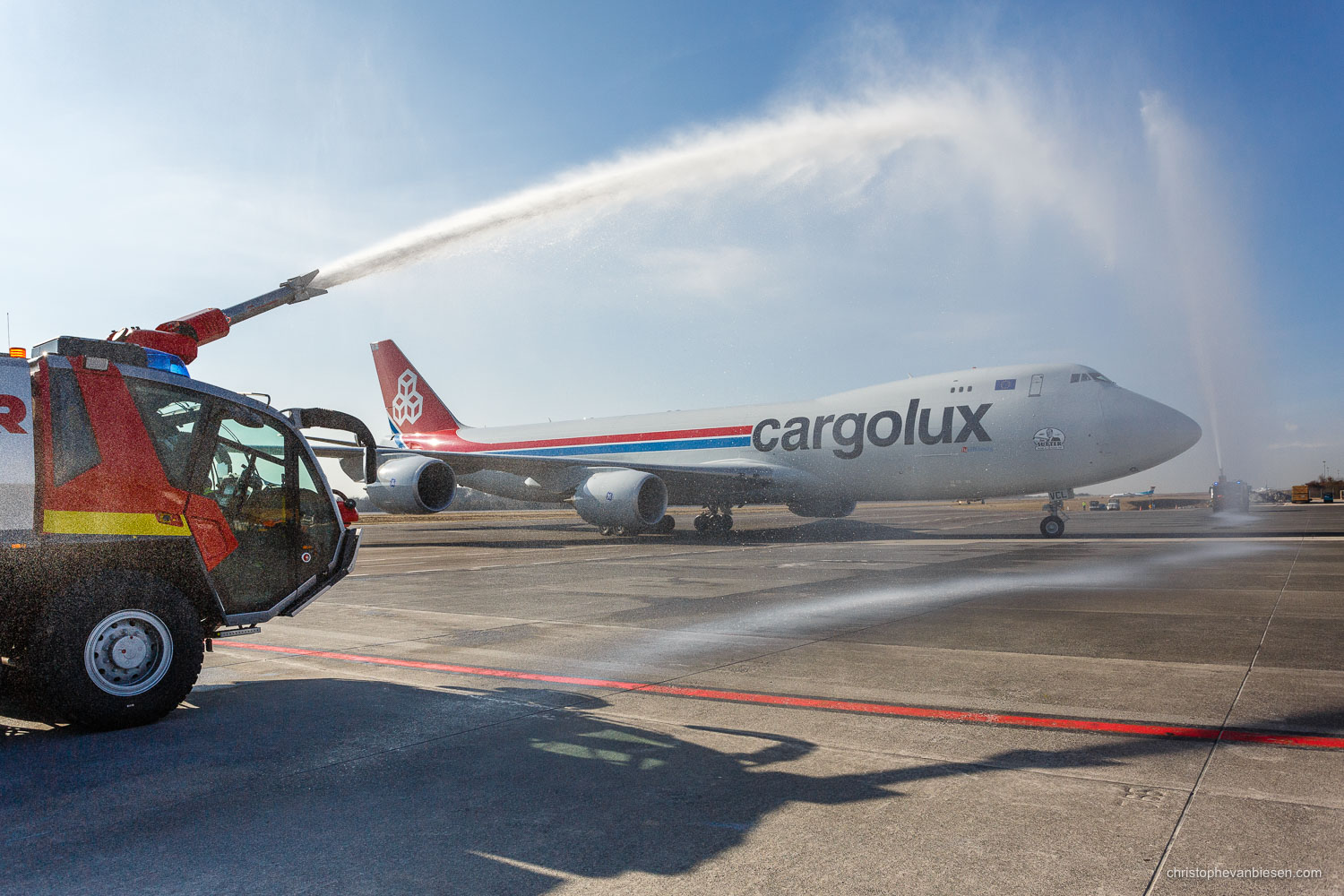 Work with me - Commission Work - Boeing 747 of Luxembourg's Cargolux fleet - Inauguration - Photography by Christophe Van Biesen - Luxembourg Landscape and Travel Photographer