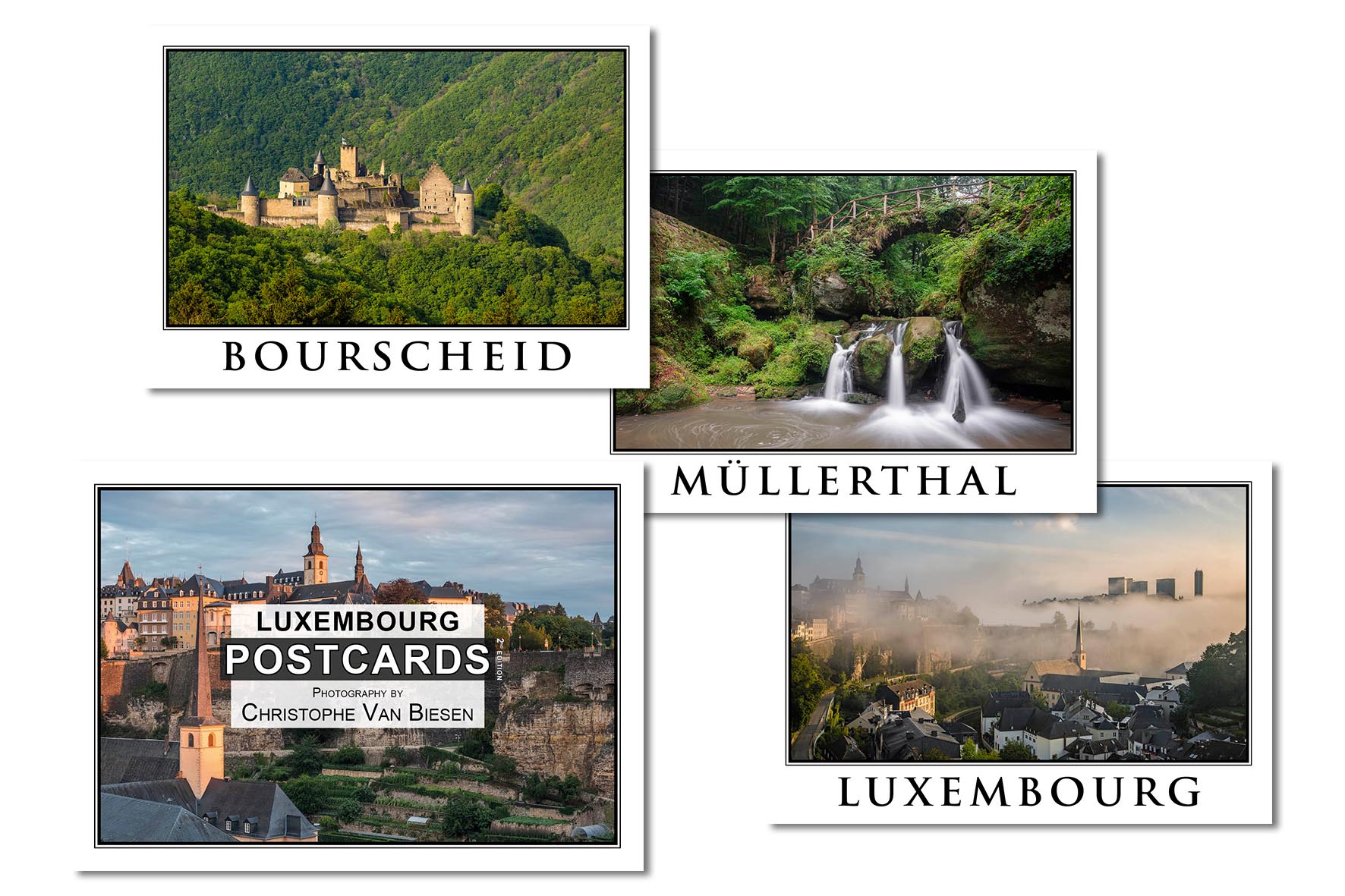Luxembourg Postcards 2nd Edition - Postcard Selection - Photography by Christophe Van Biesen - Luxembourg Landscape and Travel Photographer