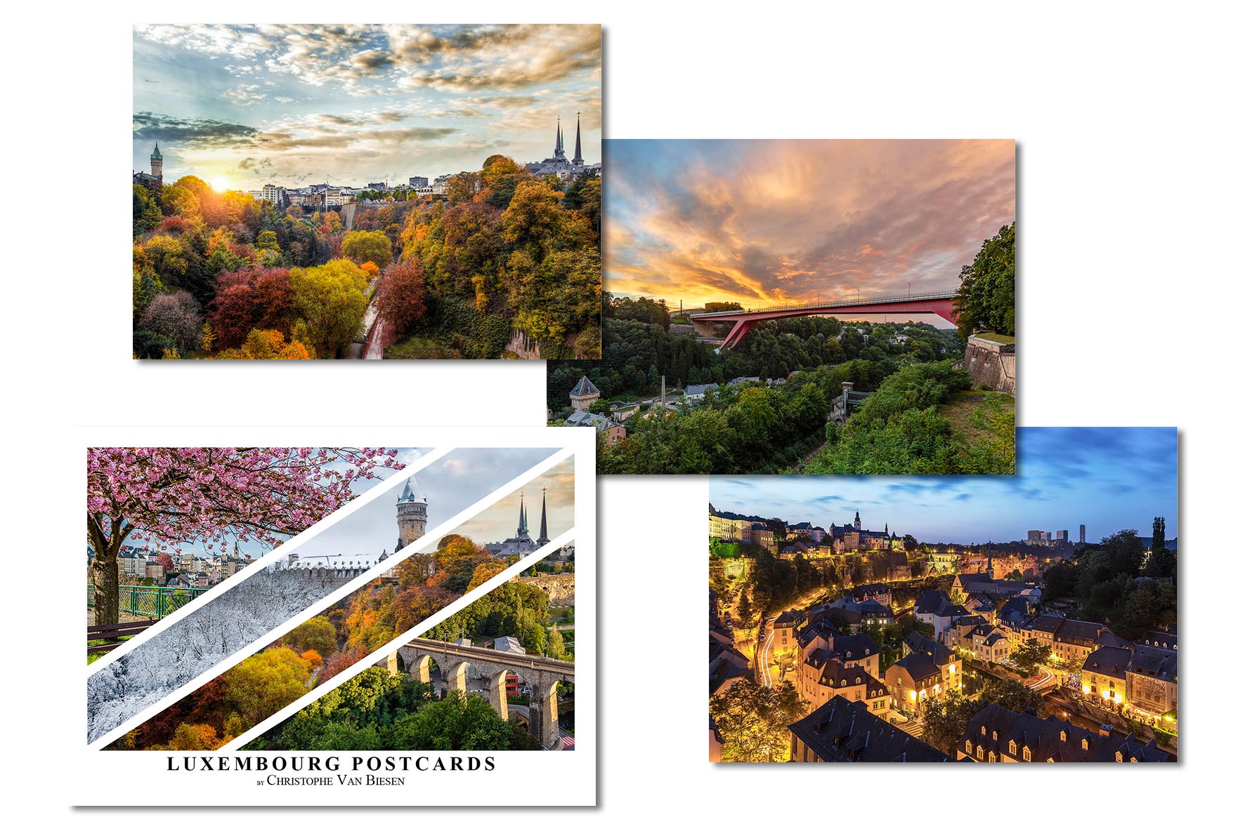 Luxembourg Postcards 1st Edition - Postcard Selection - Photography by Christophe Van Biesen - Luxembourg Landscape and Travel Photographer