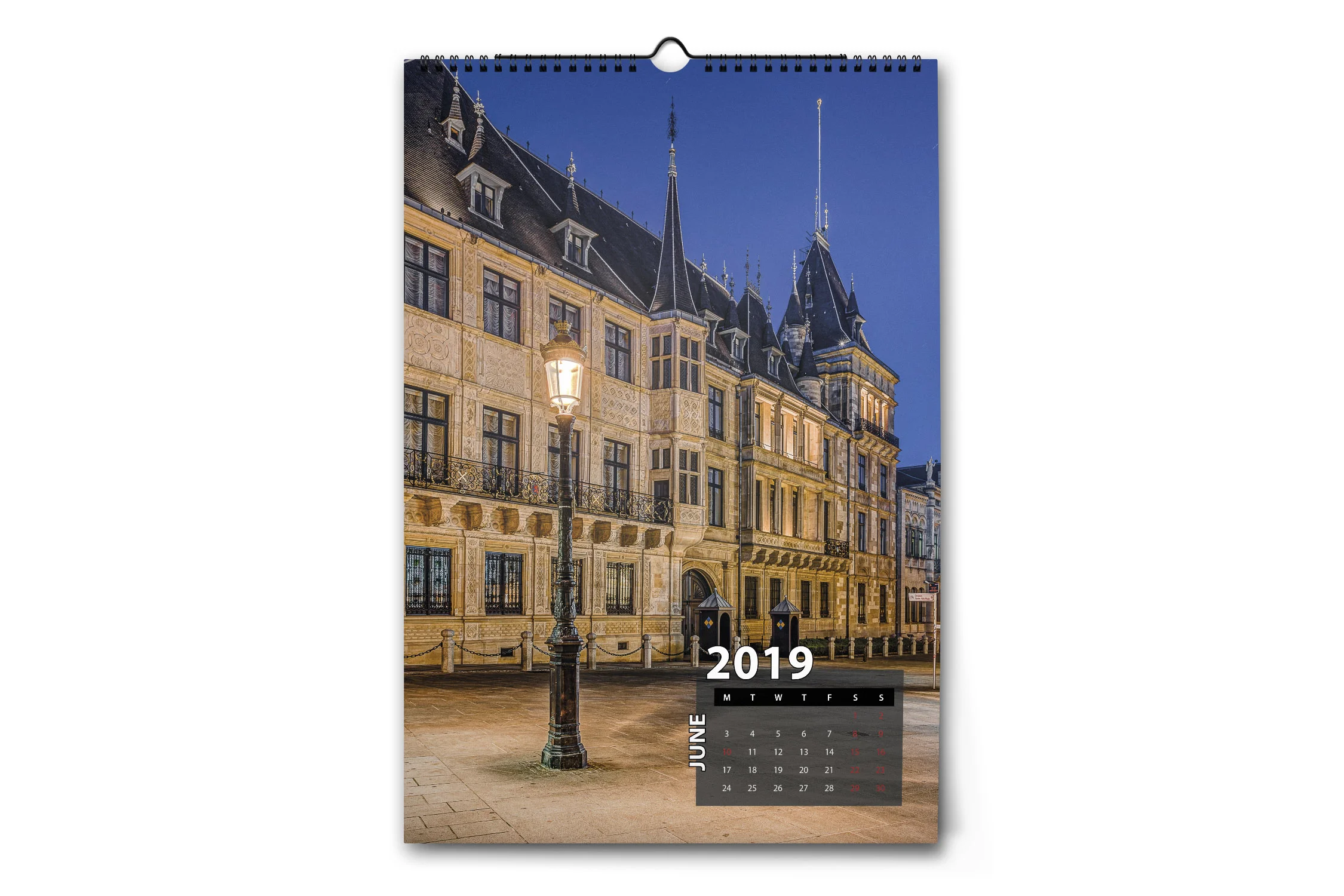 Luxembourg Calendar 2019 - Annual Calendar - June - Photography by Christophe Van Biesen - Luxembourg Landscape and Travel Photographer