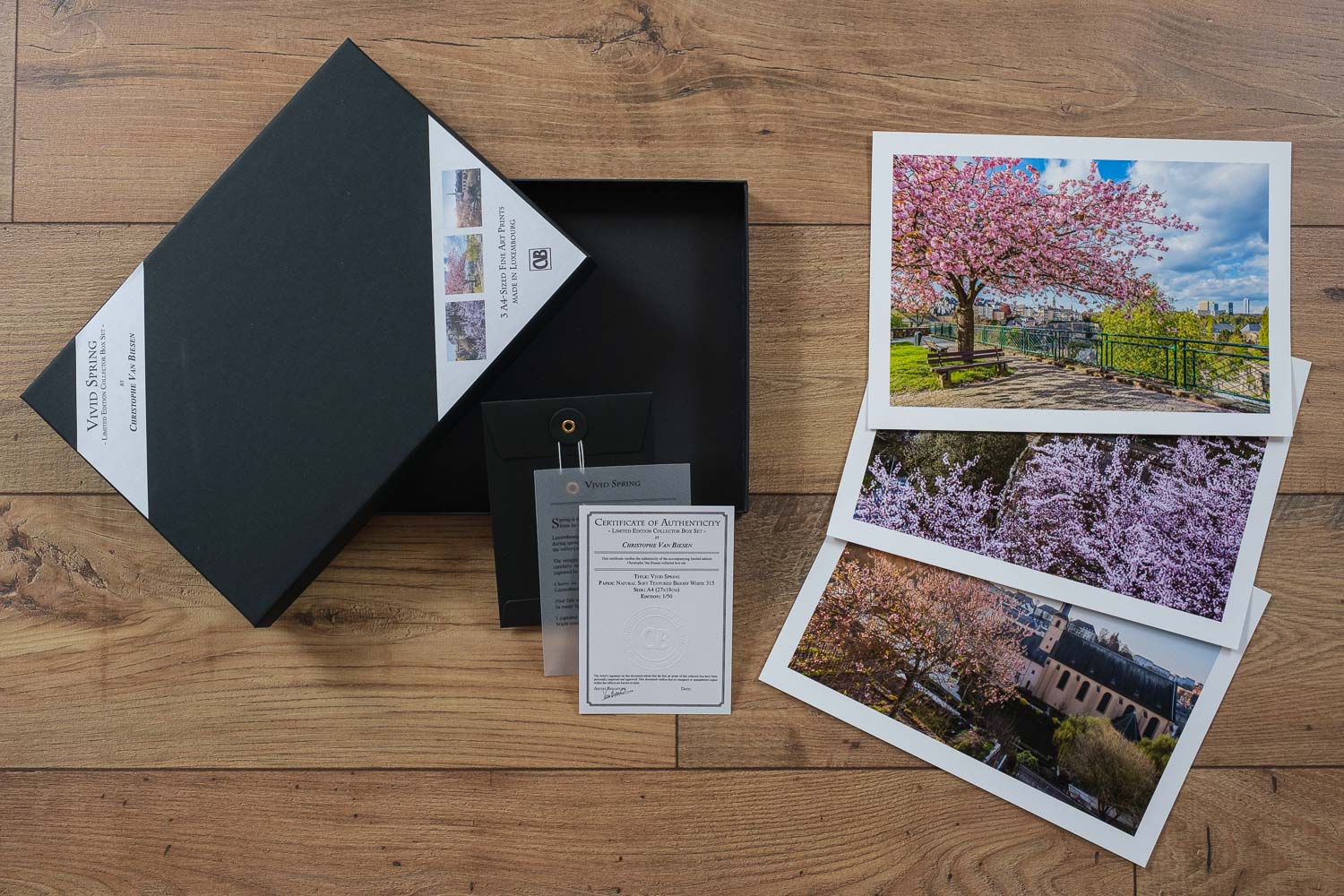 Fine Art Print Collector Box Set - Luxembourg - Vivid Spring - Gift from Luxembourg - Photography Gift - Art Gift - Photography by Christophe Van Biesen