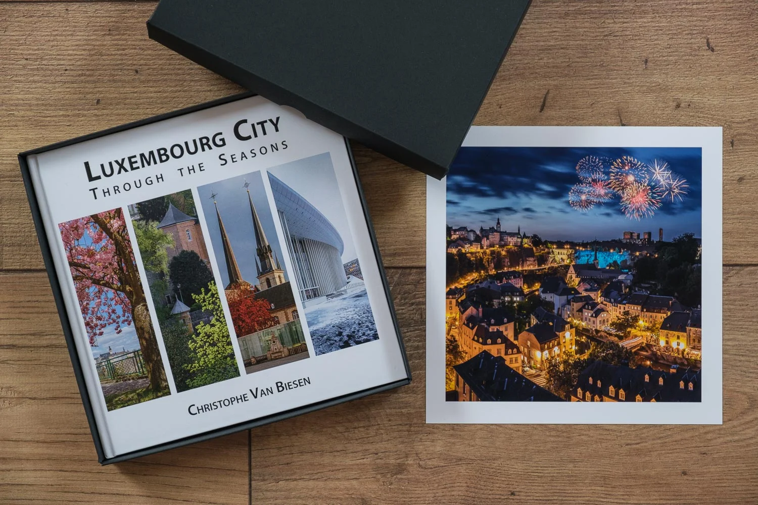 Luxembourg City through the seasons - Book - Coffee Table Book - Photography Book - Gift Book - Limited Edition - Collector Edition - Christophe Van Biesen
