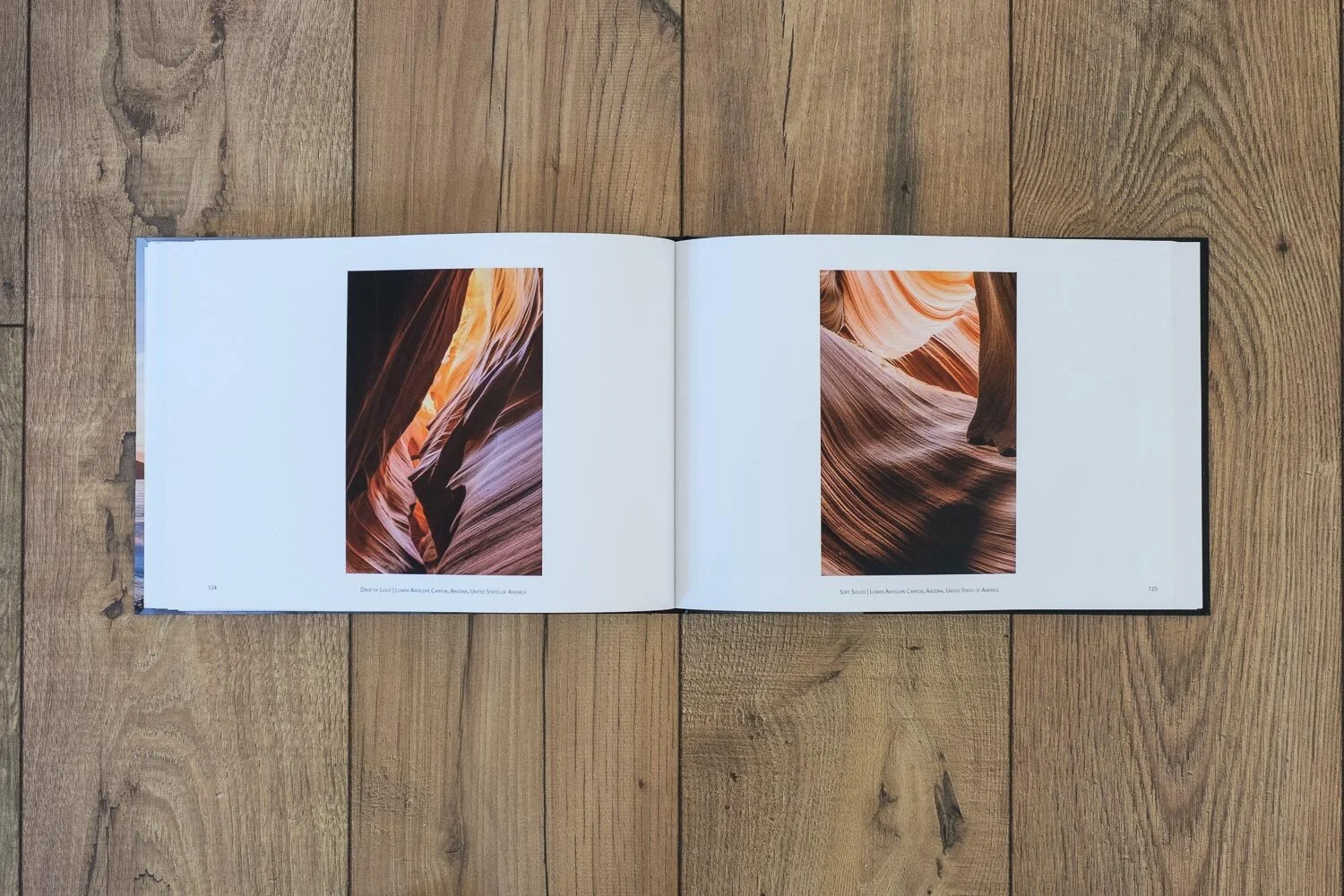 Coffee Table Book - Photography Book - Am Tunnel Exhibition - Home and Away - Landscapes by Christophe Van Biesen - Inside the Book