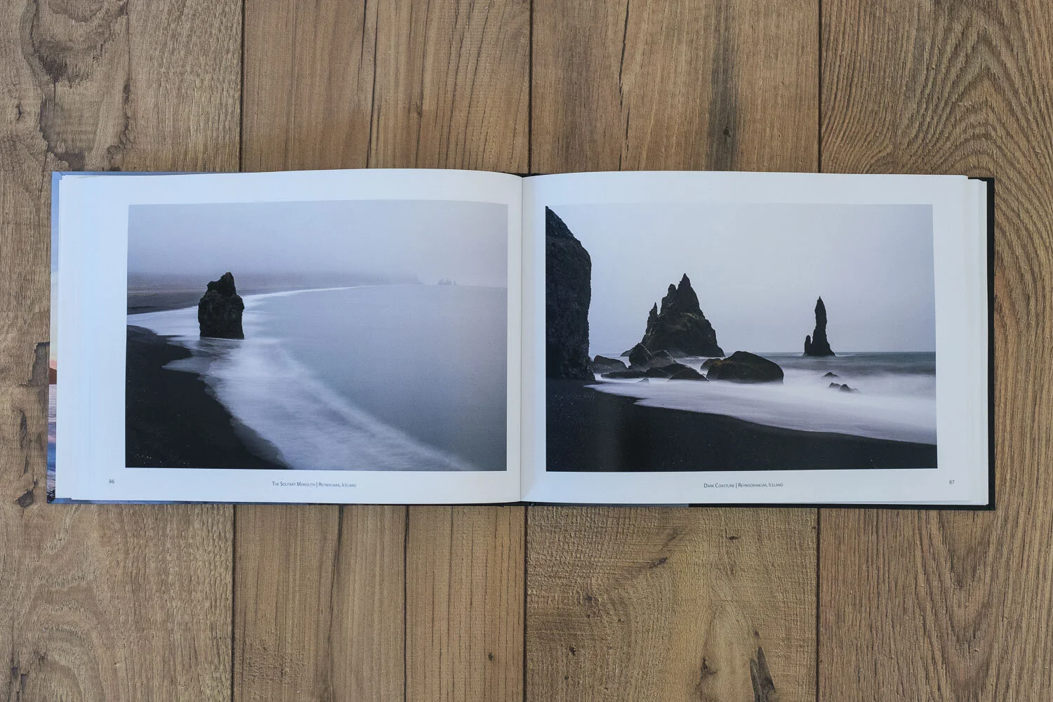 Coffee Table Book - Photography Book - Am Tunnel Exhibition - Home and Away - Landscapes by Christophe Van Biesen - Inside the Book