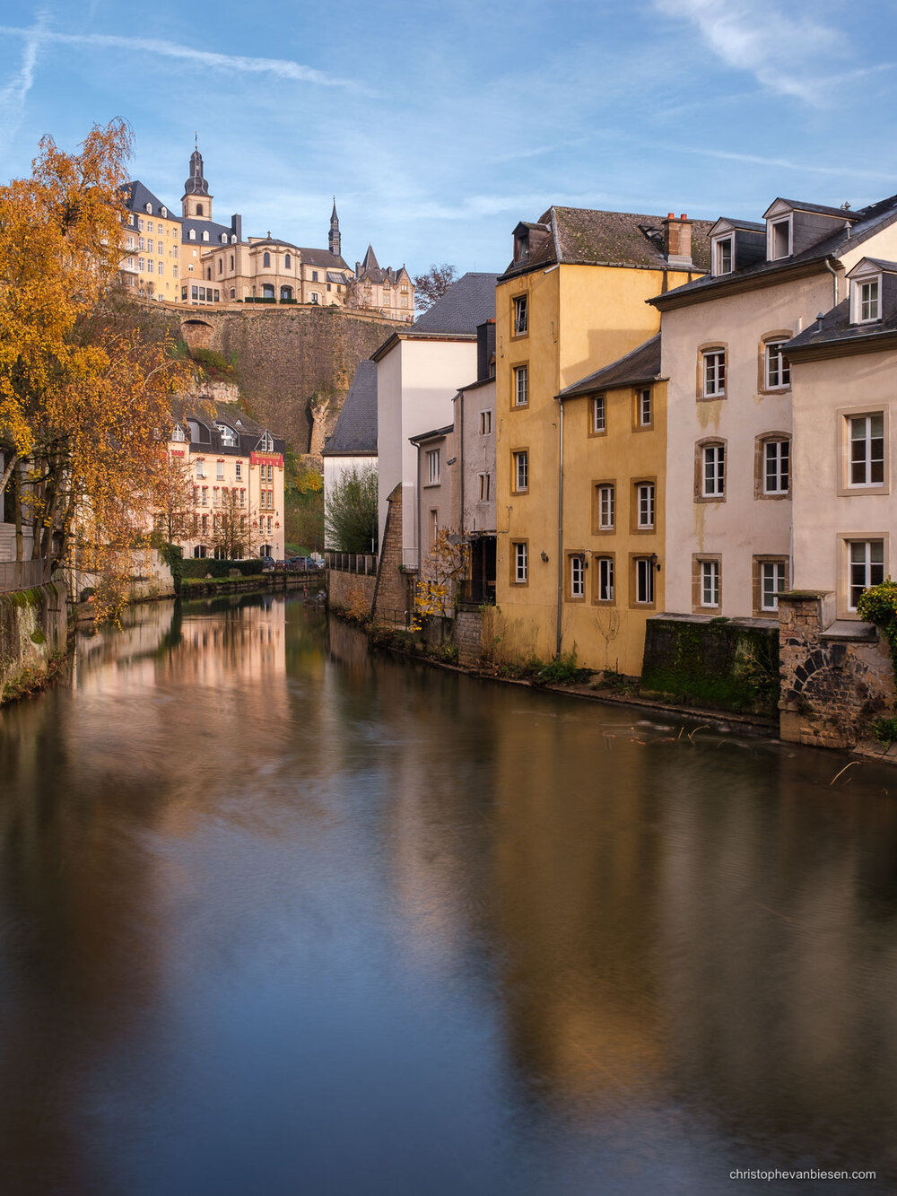 Classic view in Luxembourg City