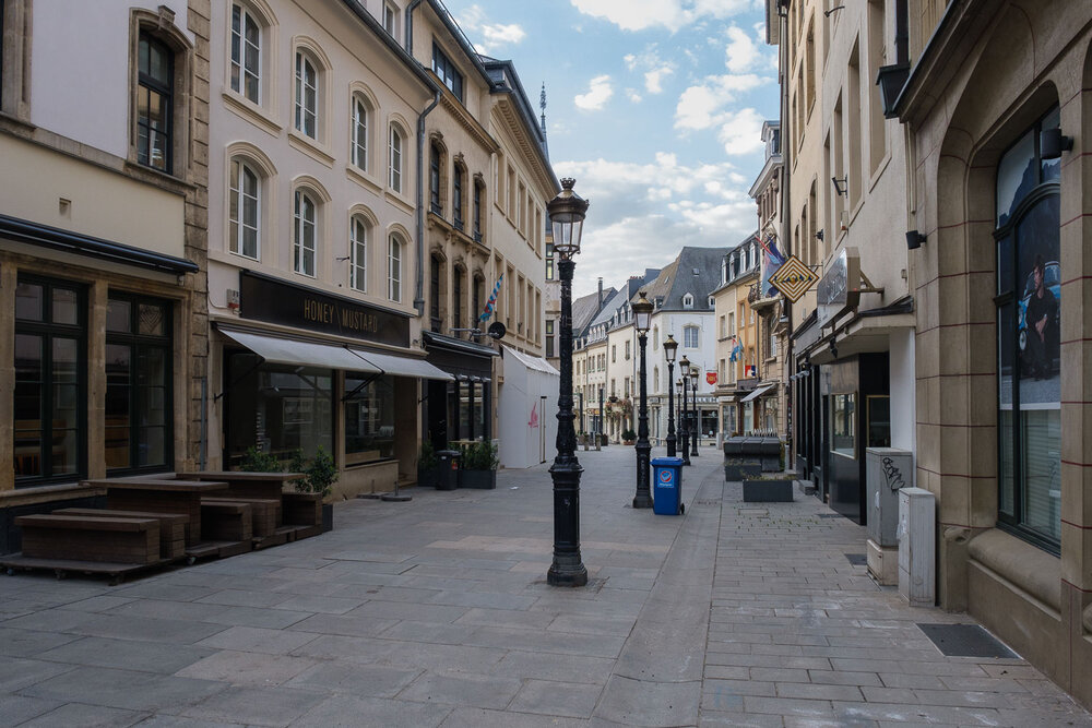 Blog - Luxembourg City under Lockdown - Quarantine in the Grand Duchy - Photographer Journal - Photography by Christophe Van Biesen - Luxembourg Street Photographer