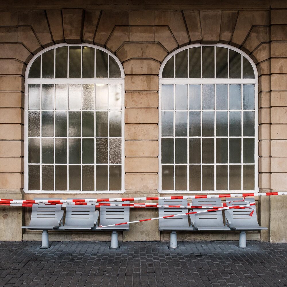 Blog - Luxembourg City under Lockdown - Quarantine in the Grand Duchy - Photographer Journal - Gare Centrale - Photography by Christophe Van Biesen - Luxembourg Street Photographer