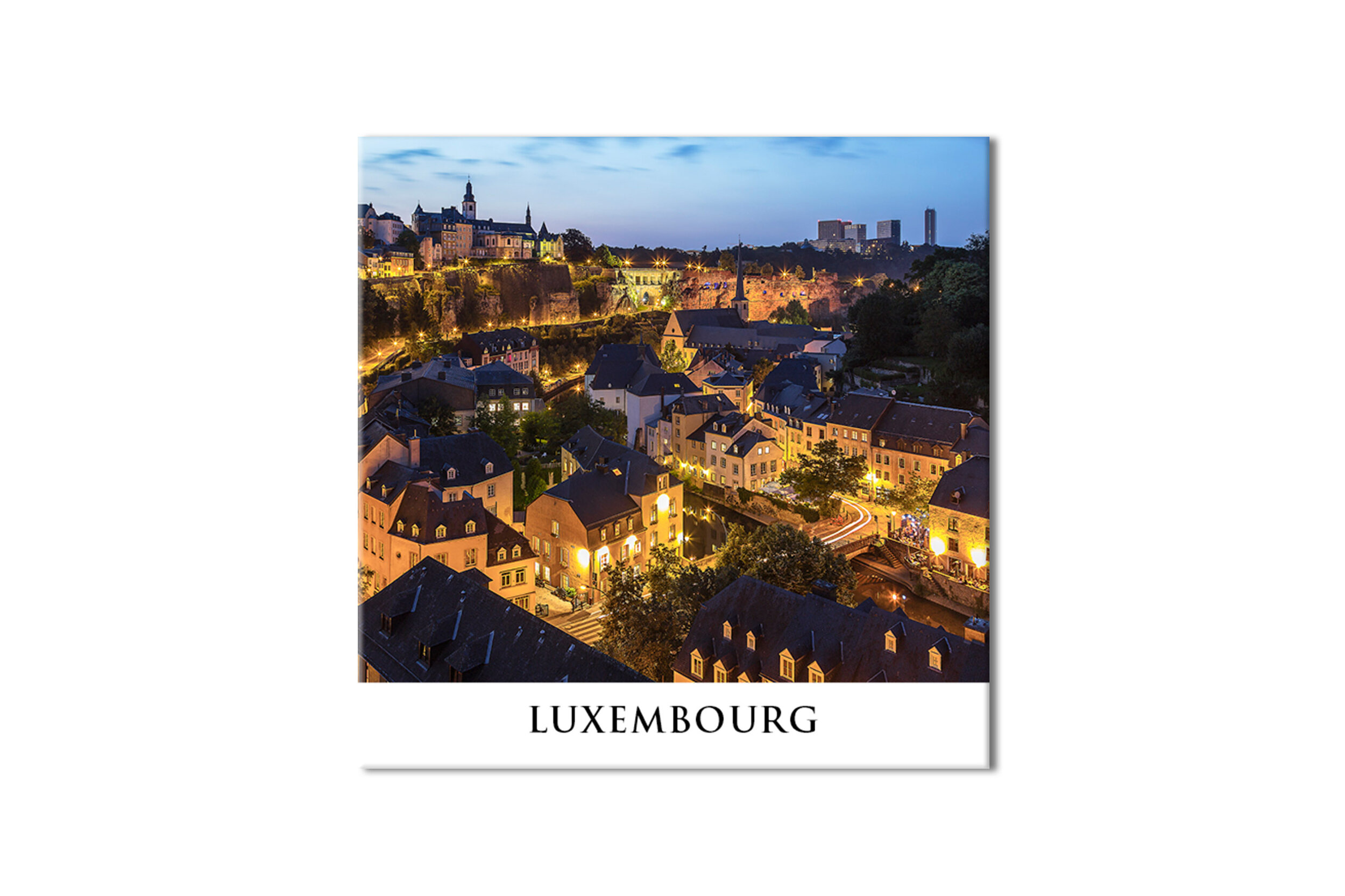 Luxembourg Fridge Magnet 01 