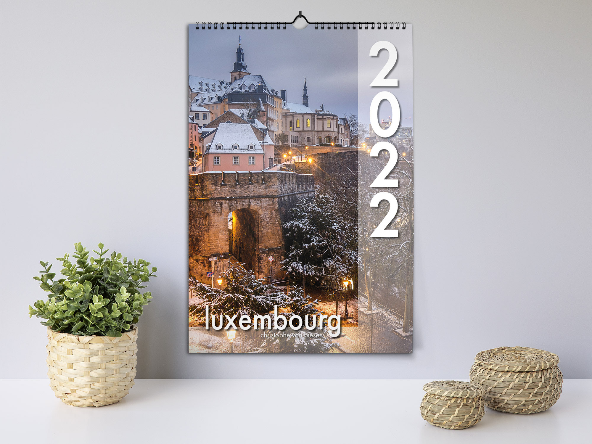 Planner Calendar 2022 Luxembourg Calendar 2022 - Planner Edition | Christophe Van Biesen