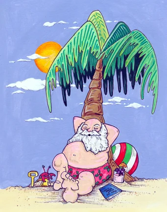 Santa Island Chillin'