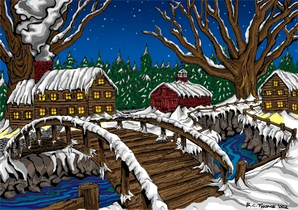Snowy Bridge