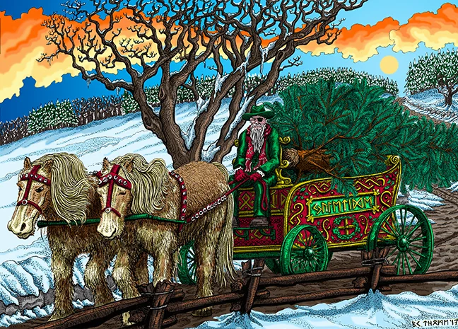 The Yule Tree Man