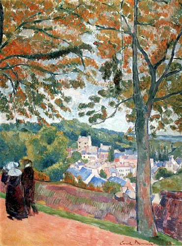 (5) Bernard, view of Pont-Aven 1892