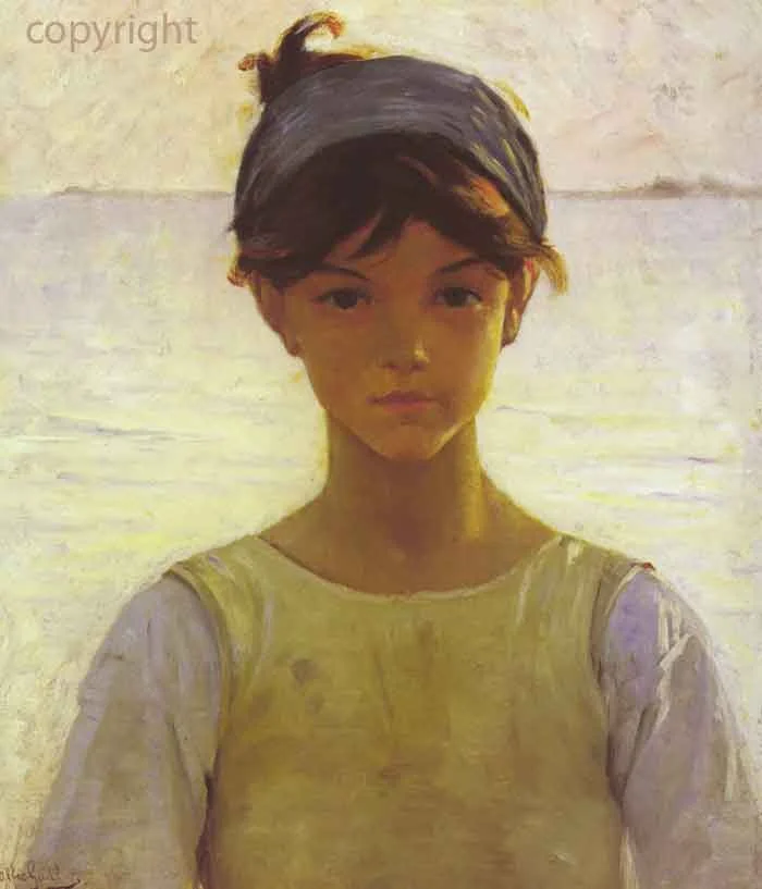 jeuen fille à Concarneau