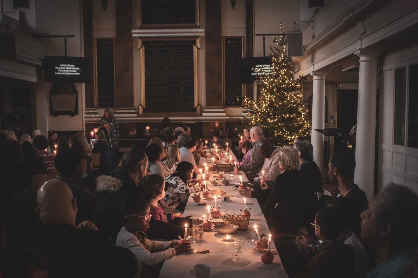 Thank you for joining us at our Christingle service yesterday where we reflected on, and celebrated the light of Jesus and the message of Hope.

It was a beautiful moment with the Christingle candles lit, worshipping and singing O Holy Night together