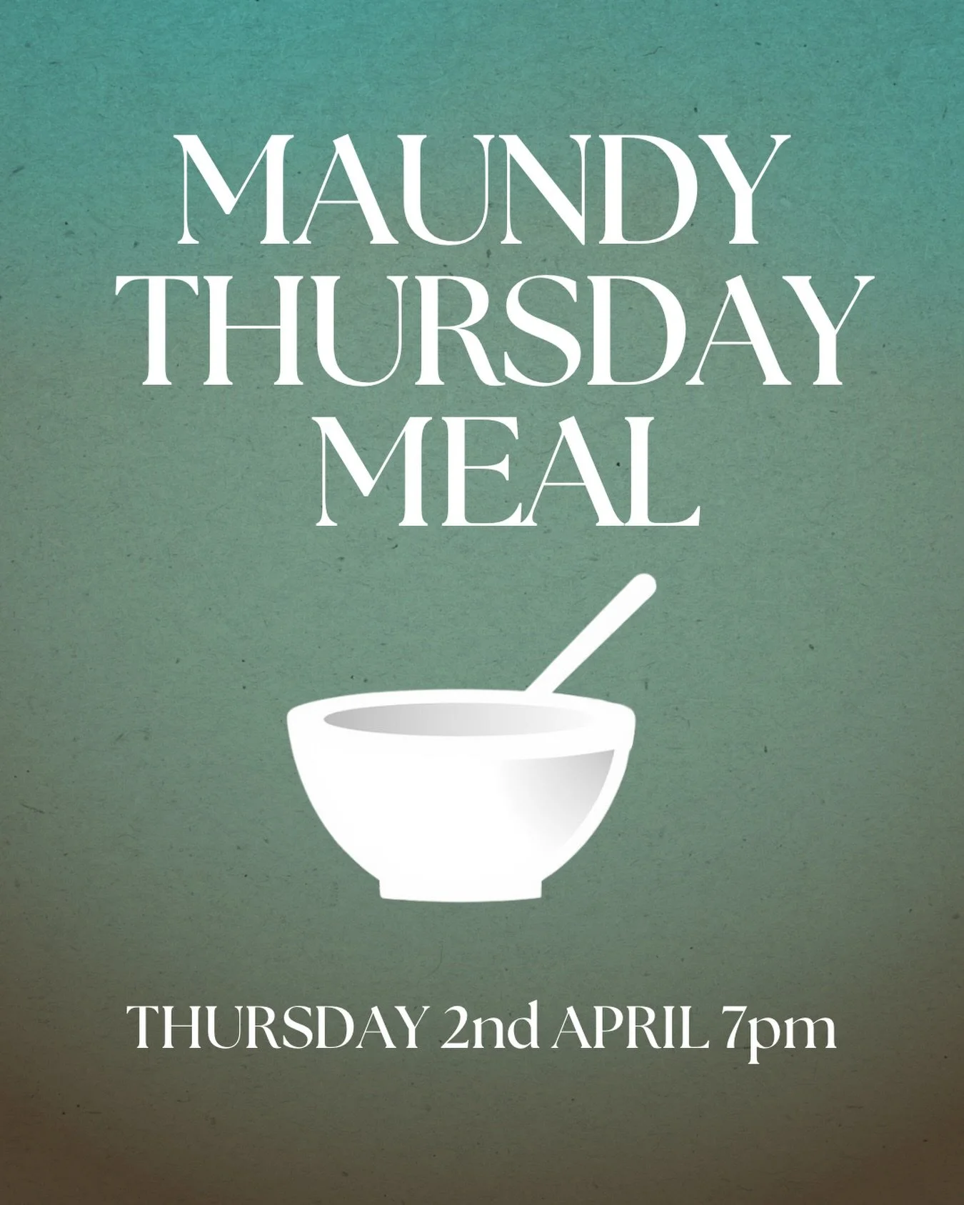 Come and slow down with us this Maundy Thursday at 7pm. We are gathering around the table to share a meal, remember the story, and spend time together.

See you there!

#passover #hopechurchislington #easter #services #islington