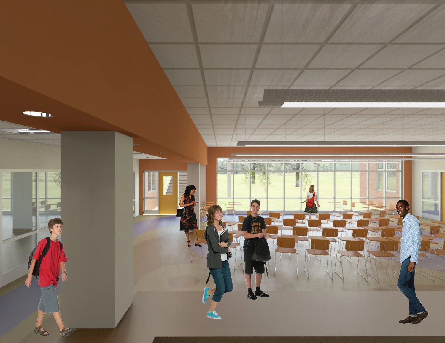Collaboration Space at Alston Ridge Middle School
