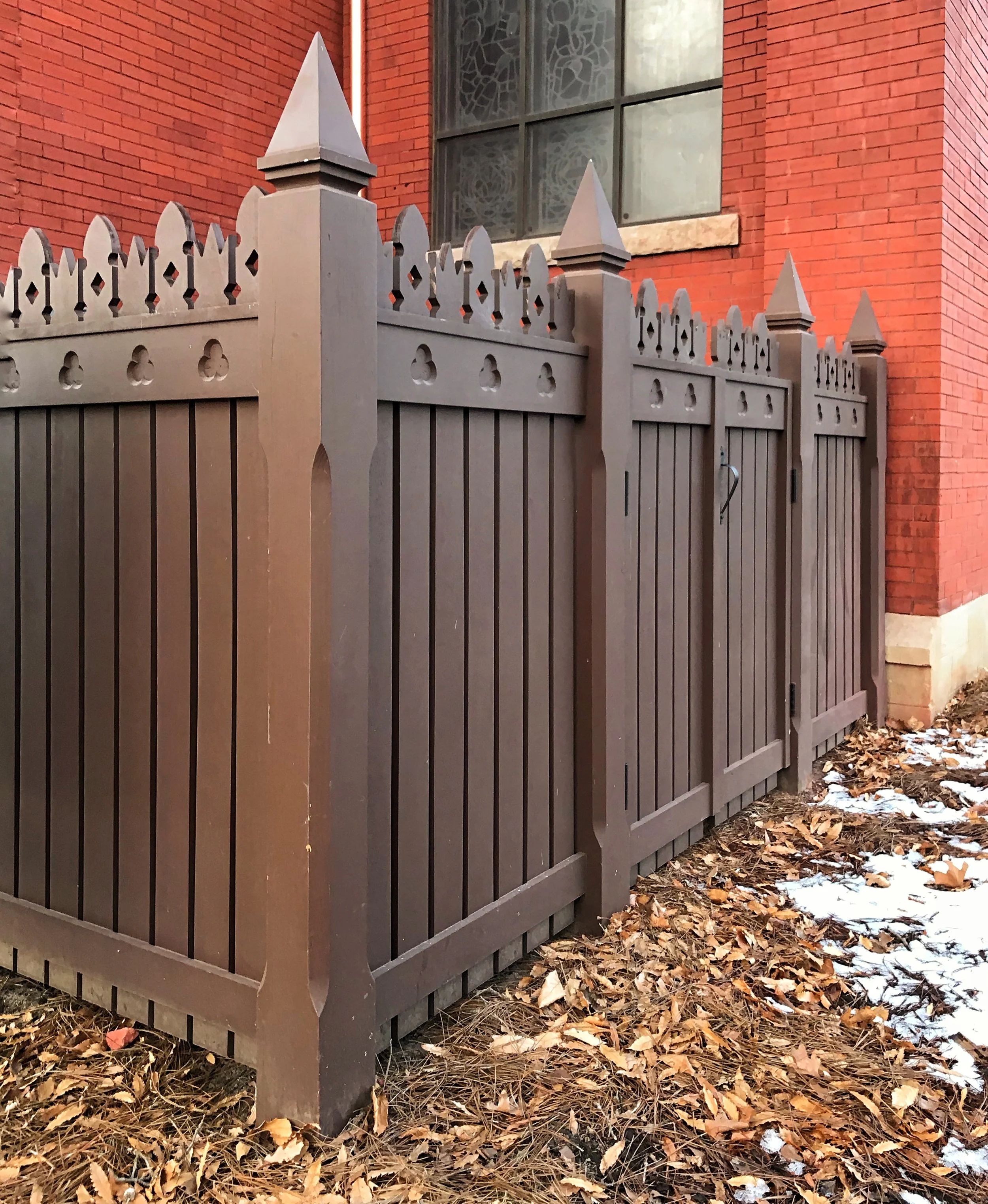 Fence at St. Timothy's Episcopal Church