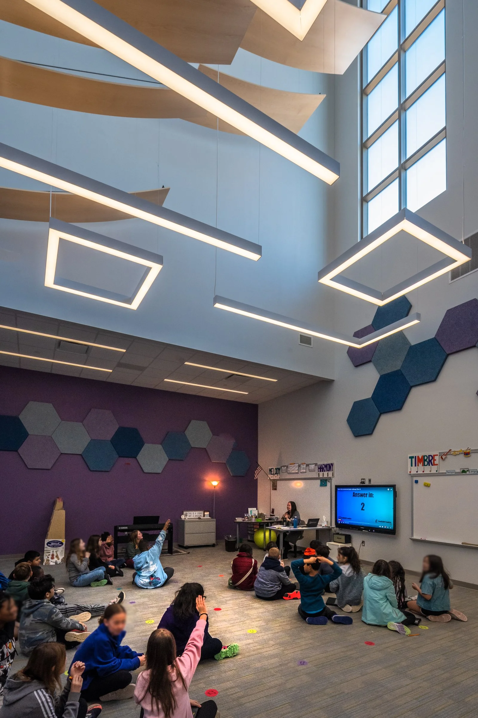 Music Room at Woods Creek Elementary School